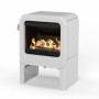 Чугунная печь Dovre ROCK 350TB белая