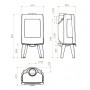 Чугунная печь Dovre Sense 103